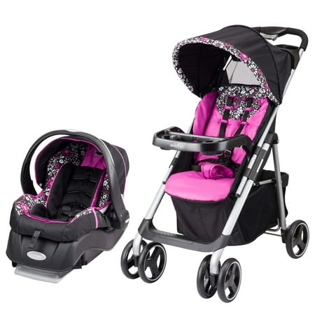 Evenflo Vive Baby Stroller & Embrace Infant Car Seat Travel System, (Best Baby Car Seat And Stroller)