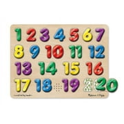 Melissa & Doug Spanish Numbers Sound Puzzle - Wooden Puzzle (20 pcs)