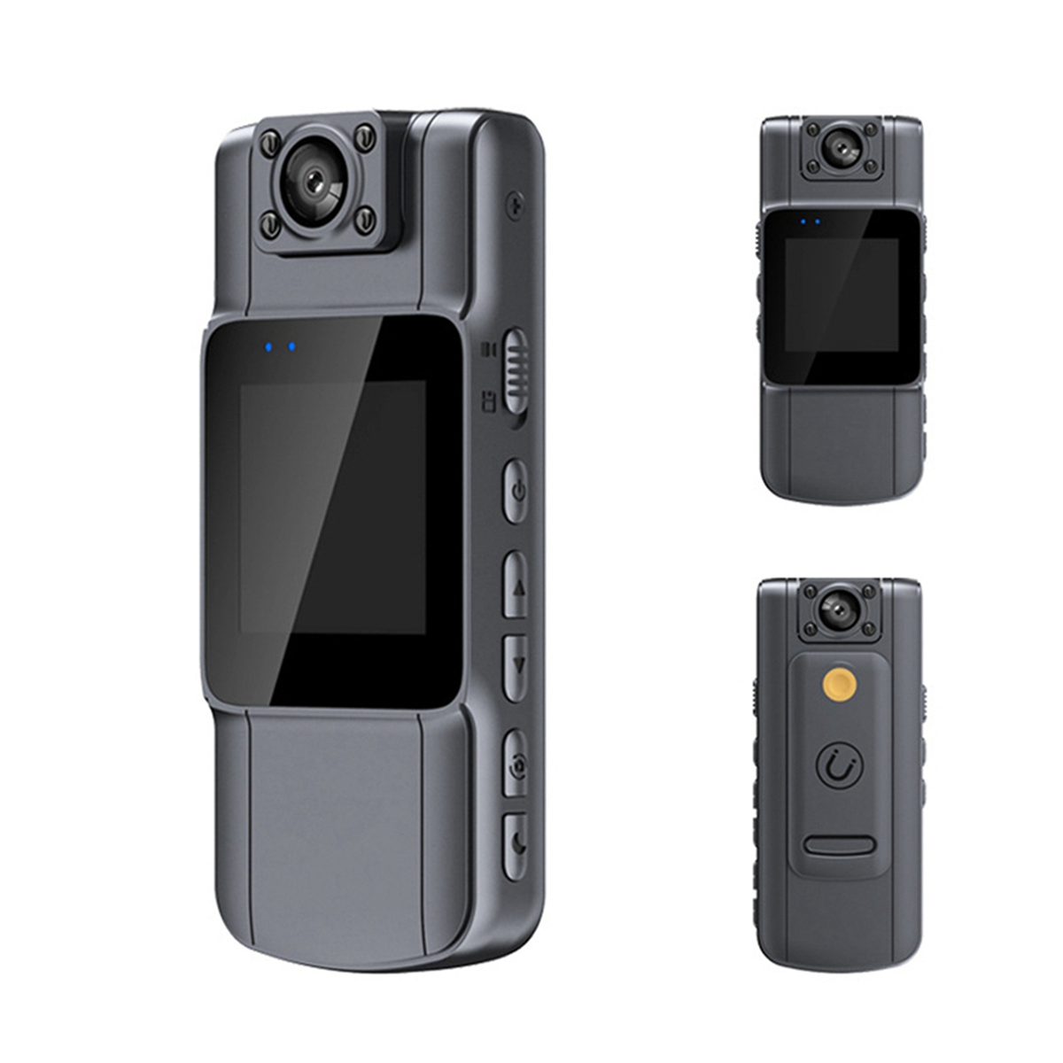 2X Digital Video Camera HD Body Camera Records Audio and Video 7 Hours Battery Life Regular Version