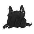 thumbnail image 3 of Mochila para el pecho con radio bidireccional, funda para radio bidireccional, estuche de transporte portátil, bolsa tipo chaleco para walkie talkie,, 3 of 10