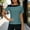 Green, variant on T Shirts for Women Short Sleeve Off Shoulder Striped Patchwork Casual Blouses Tops
