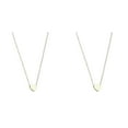 thumbnail image 1 of (2-Pack) Rinsvye 26 initial Heart Shape Pendant Necklace for Men Alphabet Necklace for Women Statement Necklace for Women Necklaces for Women A Z 26 Alphabet initial Gold Necklaces for Women, 1 of 3