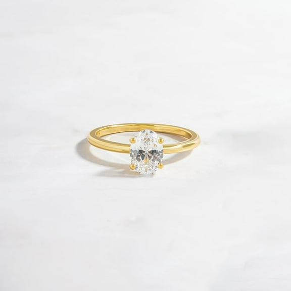 2.5 Carat Oval Cut Moissanite Engagement Ring Promise Ring, Wedding Ring, Anniversary Ring,925 Sterling Silver Rose Gold Plated Ring