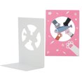 thumbnail image 4 of Sujetalibros de Metal para escritorio, tapón de libro estable, estantes de soporte para el hogar, oficina, pata de gato, 2 uds., 4 of 5