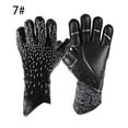 thumbnail image 2 of Greeniant Guantes de fútbol para adultos 6/7/8/9/10, para niños, adultos, fútbol, ​​profesional, gruesos, sin látex, sin dedos, negros, Type3 NO3, 2 of 6