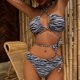thumbnail image 5 of Gibobby Conjunto de traje de baño de bikini Trajes de baño de 2 piezas para mujer Conjunto de bikini con anillo halter(Negro,M), 5 of 5