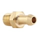 thumbnail image 5 of Carcasa del compresor del turbocompresor, accesorio para manguera con boquilla de refuerzo de latón, 1/8 pulgadas, 27 NPT, dorado, 5 of 5