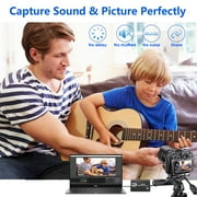 4K Audio Video Capture Card, USB 3.0 HDMI-Compatible Capture Device, Video Converter 1080P 60fps Capture Card for Gaming, Supports Live Video Capture Black By EKIDAZB