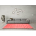 thumbnail image 3 of Ahgly Company Indoor Rectangle Solid Red Modern Area Rugs, 5' x 8', 3 of 4