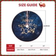 thumbnail image 4 of Kll Beautiful New Year 2024 Christmas Tree Skirt 30",Party Decorations Farmhouse For Christmas Decorations Holiday Party, 4 of 8