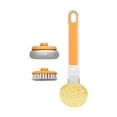 thumbnail image 1 of Scrubbing Dish Brushes Non Scratch Pot Brush for Cleaning Countertops Wall Orange, 1 of 8