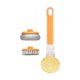thumbnail image 1 of Cepillo de mango largo, cepillo para, 3 cabezales de repuesto, limpieza antiarañazos Naranja, 1 of 8