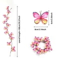 thumbnail image 3 of Dongrere Artificial Butterfly Garland, Fake Butterfly Vine, Faux Floral Twig for Wedding Party Dining Table Decor, 40 Inch, C, 3 of 6