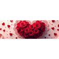 thumbnail image 4 of Valentine's Day Heart Love Backdrop Banner Romantic Flower Design Wedding Photo Props Party Decorations Background Event Display, 4 of 4