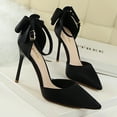 thumbnail image 2 of 1 Pair Women's Pumps Fashionable Ankle Strap High Heel Pumps Pointed Toe High Heels, 2 of 5
