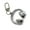 Silver, variant on Creative Gift for Friend Stylish Headphone Keyring Resin Keychain Carabiner
