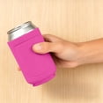 thumbnail image 5 of Standard Can Coolier Sleeve,Beer Bottle Sleeve,Foldable Drink Holder,Soft Insulated Beer Can Cooler Sleeve,Bottle Sleeve Cooler Holder forInsulated Drinks Cold Beverage,2.75x5.11 inch(Hot Pink), 5 of 8