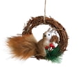 thumbnail image 2 of Foam Simulation Squirrels Pendant Christmas Tree Decoration Desktop Small Doll Ornament, 2 of 5