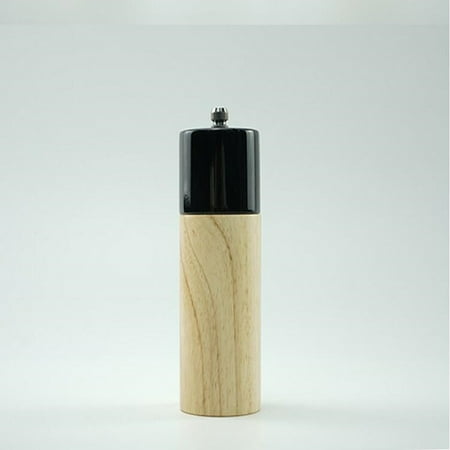 

Creative 6 Inch Rubber Wood Manual Pepper Grinder
