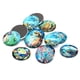 thumbnail image 4 of 12 Mm / 0.47 '' De Nevera Animal Pez De Dibujos Animados De Refrigerador Imán De Nevera Notas De Cabochon Mensaje Titular Home Decor Pack De 20 Piezas Zulema Imanes de nevera DIY, 4 of 8