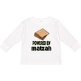 thumbnail image 3 of Inktastic Funny Passover Powered by Matzah Boys or Girls Long Sleeve Toddler T-Shirt, 3 of 5