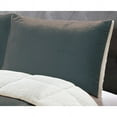 thumbnail image 2 of Harper Lane Ellis Micromink/ Sherpa 3-piece Comforter Set Charcoal Queen, 2 of 5