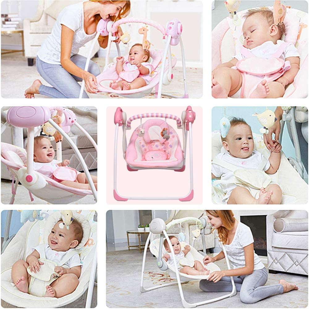 vastfafa electric baby swing