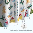 thumbnail image 6 of Multicolor Christmas Pattern Shower Curtain 36"x72" ,Bathroom Decorative Shower Curtains Set with 12 Hooks,Modern Waterproof Washable Shower Curtain, 6 of 6