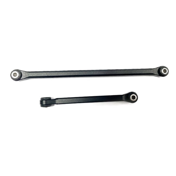 Ounissouiy RCGOFFLOW-varilla de enlace de dirección duradera, aleación de aluminio, varilla de amarre de dirección más fuerte para 1/18 Rc, Kits de construcción modelo Negro