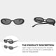 thumbnail image 4 of 2 Pairs Stylish Sunglasses Party Sunglasses Creative Eyewear Fashion Glasses, 4 of 4