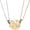 01 Gold Silver, variant on Stainless Steel Cat Kitty Necklace for Women Men Matching Cat Love Heart Yin Yang Necklace for Couples Friendship Jewelry Gift