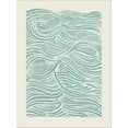 thumbnail image 2 of Art.com Sea Waves Pattern. EPS Vector File. Stretched Canvas Print Wall Art by CPD-Lab, 12" x 16", 2 of 4