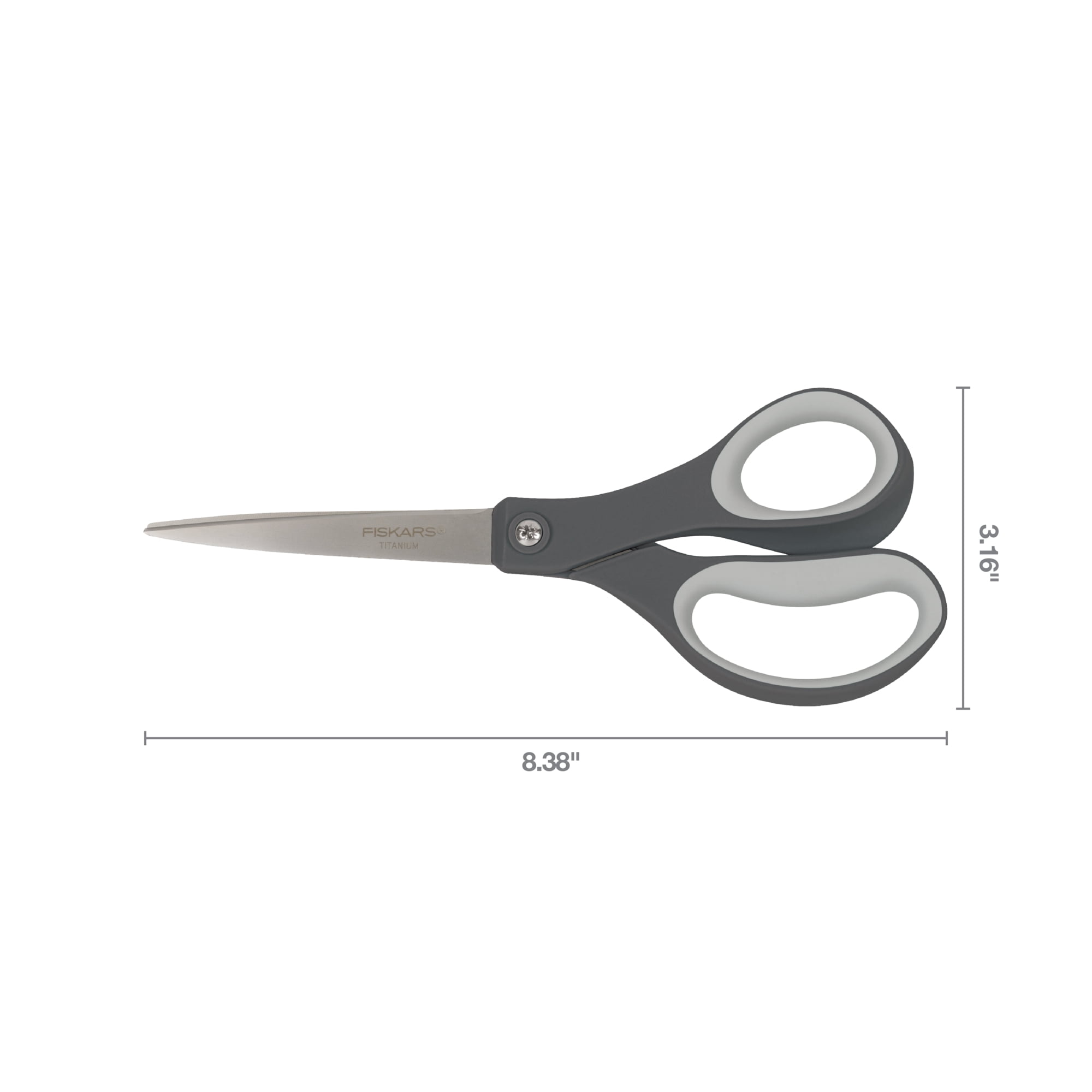 Fiskars Scissors (142500), Gray, 8 Inches