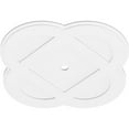 thumbnail image 2 of 36"OD x 2"ID x 14 1/4"C x 1"P Charlotte Architectural Grade PVC Contemporary Ceiling Medallion, 2 of 11