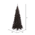 thumbnail image 3 of Vickerman 6.5' Black Fir Artificial Christmas Tree Unlit -K161665, 3 of 3