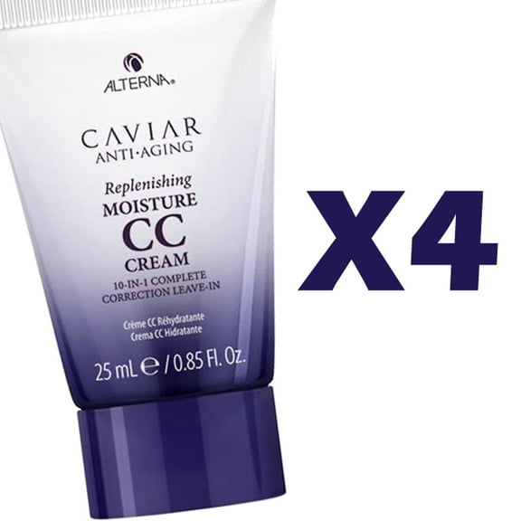 Alterna Caviar Replenishing Moisture CC Cream 0.85 oz (Travel Size) - Pack of 4