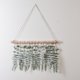 thumbnail image 1 of Colgante de pared con forma de tronco, simulación de plantación verde, hojas de eucalipto artificiales, hojas de eucalipto caídas, placa de bienvenida para puerta, joyería para colgar en la pared, 1 of 6