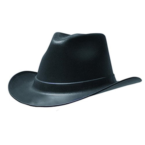 Occunomix Cowboy Style Hard Hat Cotton White . Ratchet Suspension Wide Brim 