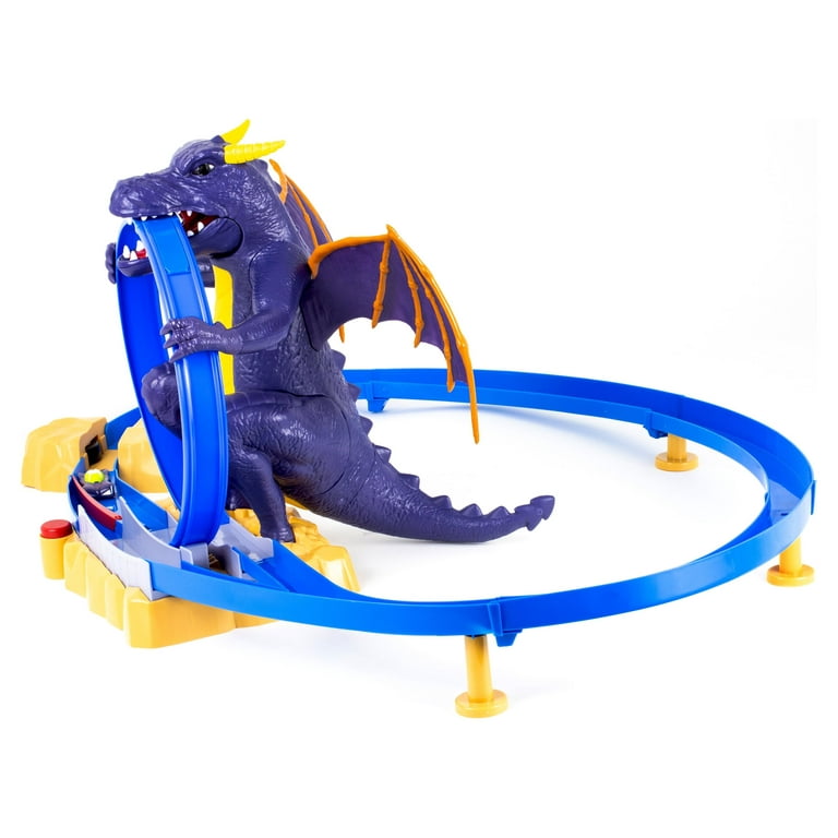 Hot Wheels Dragon Drive Fire Fight Ages 5+ New Toy Car Race Track