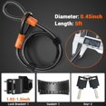 thumbnail image 4 of Bike U Lock Sportneer Heavy Duty Antirrobo con cable de 1,5 m, 4 of 6