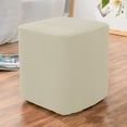thumbnail image 5 of Square Storage Stool Ottoman Covers Footstool Slipcover, 5 of 7