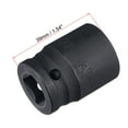 thumbnail image 2 of Uxcell 1/2" Drive by 20mm 6-Point Impact Socket, CR-V Steel 1.54" Length, Shallow Metric Sizes, 2 of 5