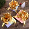 thumbnail image 6 of 6 Pcs Gold Pull Bow Party Gift Wedding Ribbon Bows for Gift Wrapping Baskets Wedding or Flower Decorations Valentine's Day Christmas Birthday Present Decorations, 6 of 7