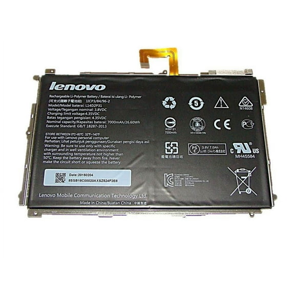 Lenovo Tab 2 A10-70F 4.35VDC 7000mAh Tablet Battery L14D2P31