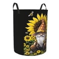 thumbnail image 2 of PHELIKA Sun Flowers Sunflower Gnome 06 Laundry Basket 65L Large Foldable Round For Dirty Clothes Toy Storage, 2 of 6