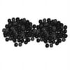 400x Black Sanitary Non-woven Microphone Cover Mic Covers Protective Caps