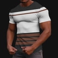 thumbnail image 6 of Generic Mens Waffle Muscle T Shirt Ribbed Crewneck Slim Fit Shirt Casual Stretch Color Block Short Sleeve Tee Shirts, 6 of 6
