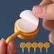 thumbnail image 1 of Paquetes de 5 ganchos adhesivos fuertes para baño y cocina - No hay taladros colgados sin daños para toallas, cubiertos y batas con giro 360 grados, 1 of 6