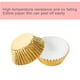 thumbnail image 3 of Bewildely 100 piezas de papel de aluminio dorado / plateado / rojo / verde / azul para hornear muffin cup cake wrappers case Herramientas y accesorios para hornear oro Bewildely HA0096-04B, 3 of 6