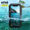 thumbnail image 3 of Beasyjoy iPhone 11 Case Waterproof Metal Heavy Duty Case with Built-in Screen Full Body Protective Shockproof Drop, 3 of 5